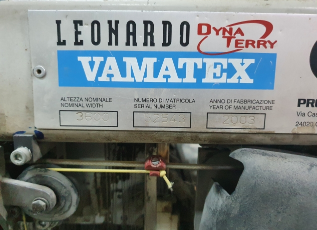 VAMATEX LEONARDO 3.60CM 2003 MODEL 4 ADET DOKUMA MAKİNESİ