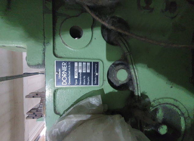 DORNİER HTVS6/SD 1.90 CM 1992 MODEL HALATLI 1 ADET DOKUMA MAKİNESİ