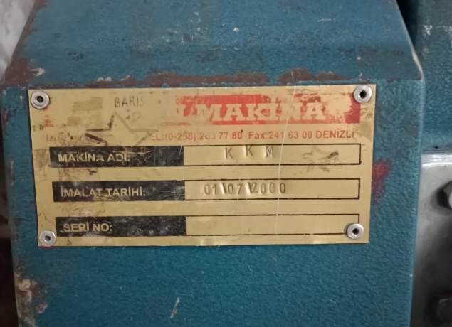 KORKMAZ MARKA 2.80 CM 2000 MODEL KUMAŞ KALİTE KONTROL MAKİNESİ