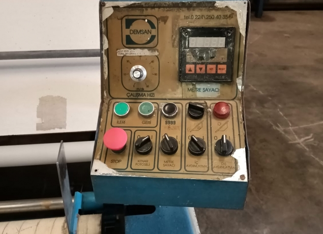 DEMSAN BOYAHANE 2.70 KUMAŞ KALİTE KONTROL MAKİNESİ 1998 MODEL