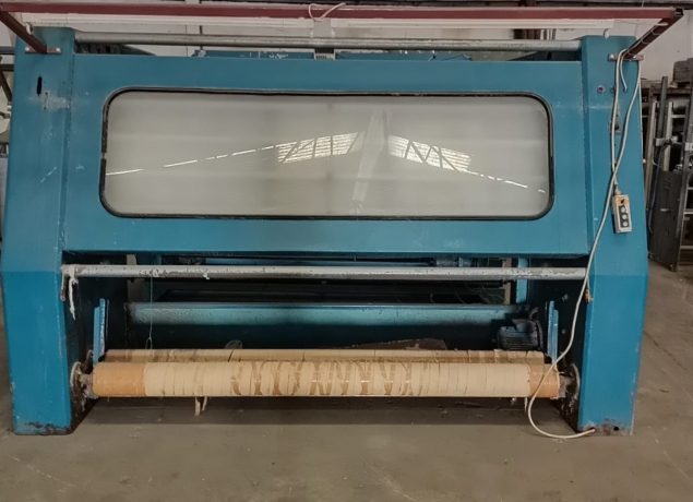 2.40 CM KUMAŞ KALİTE KONTROL MAKİNESİ MAVİ